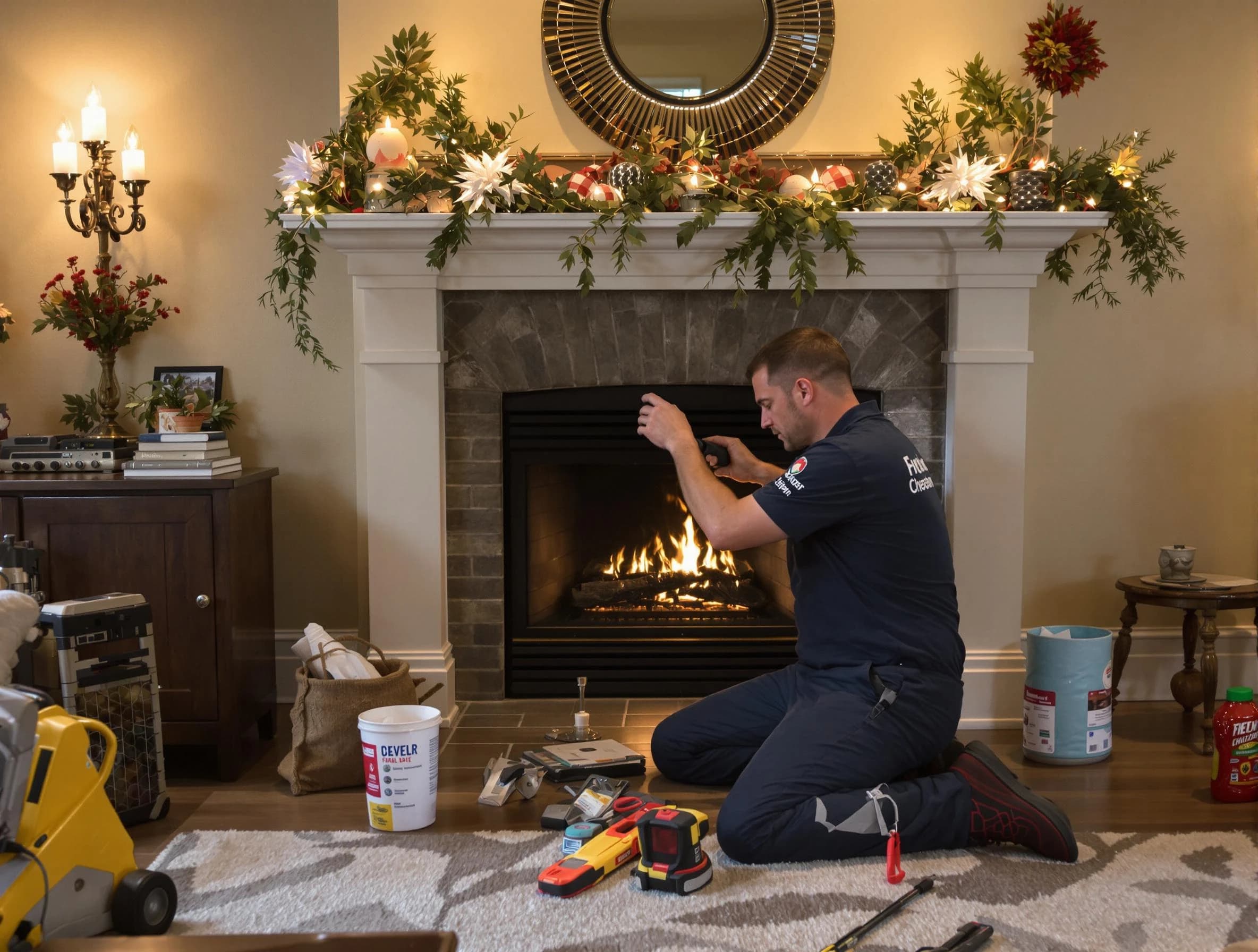 Colonial Heights Chimney Sweep offering fireplace maintenance services in Colonial Heights, VA