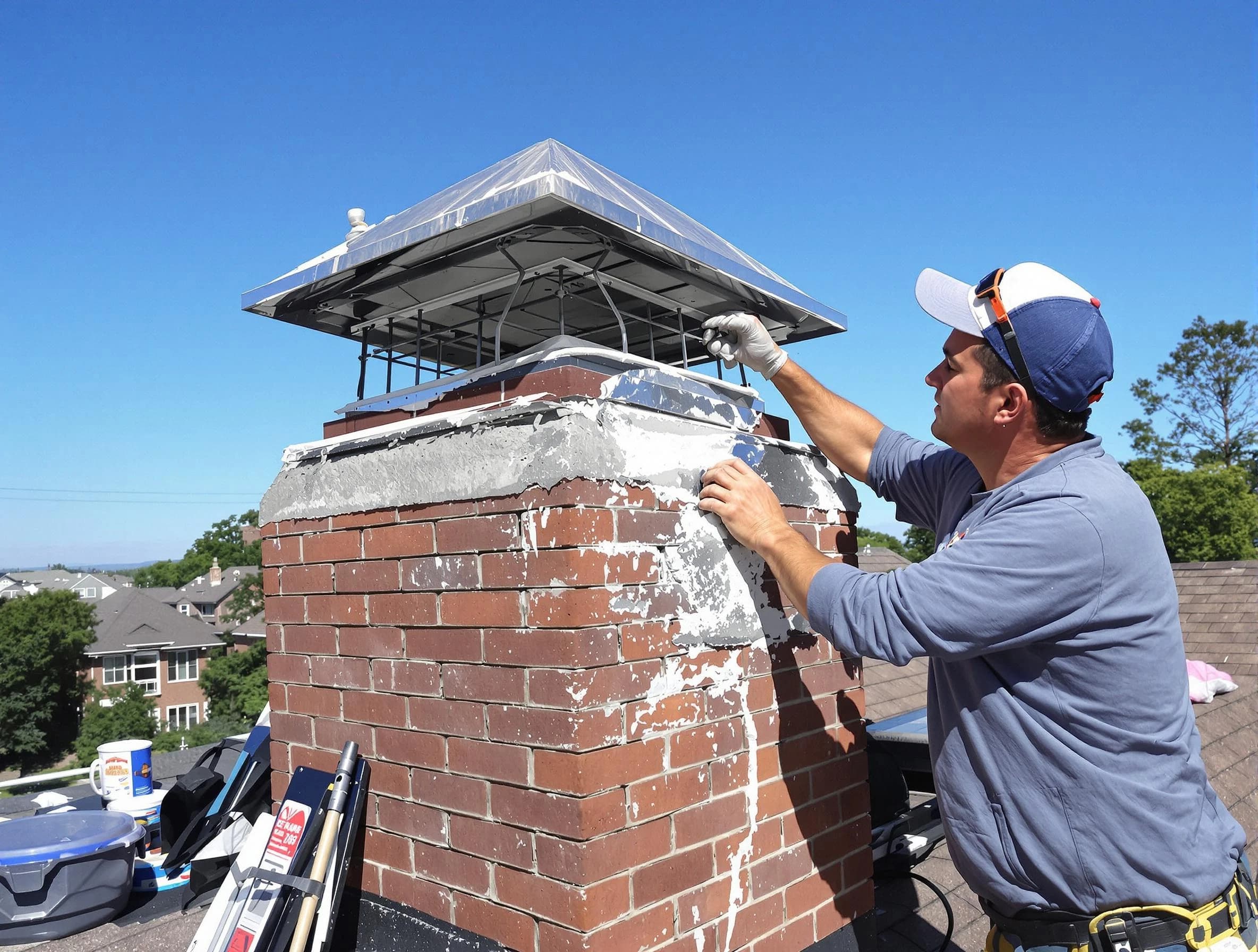 Chimney Crown Services service in Colonial Heights, VA