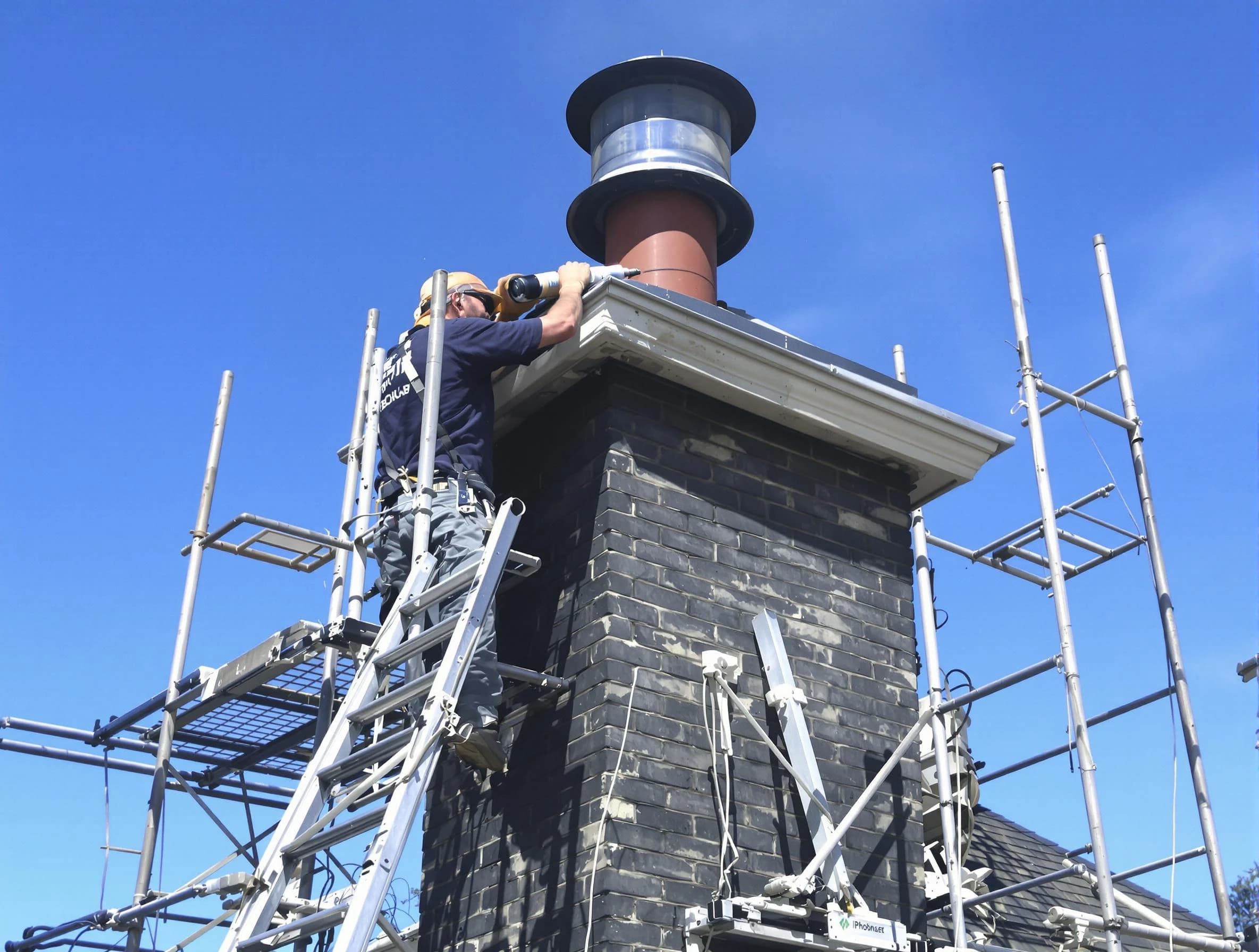 Sturdy chimney crown finished by Colonial Heights Chimney Sweep in Colonial Heights, VA