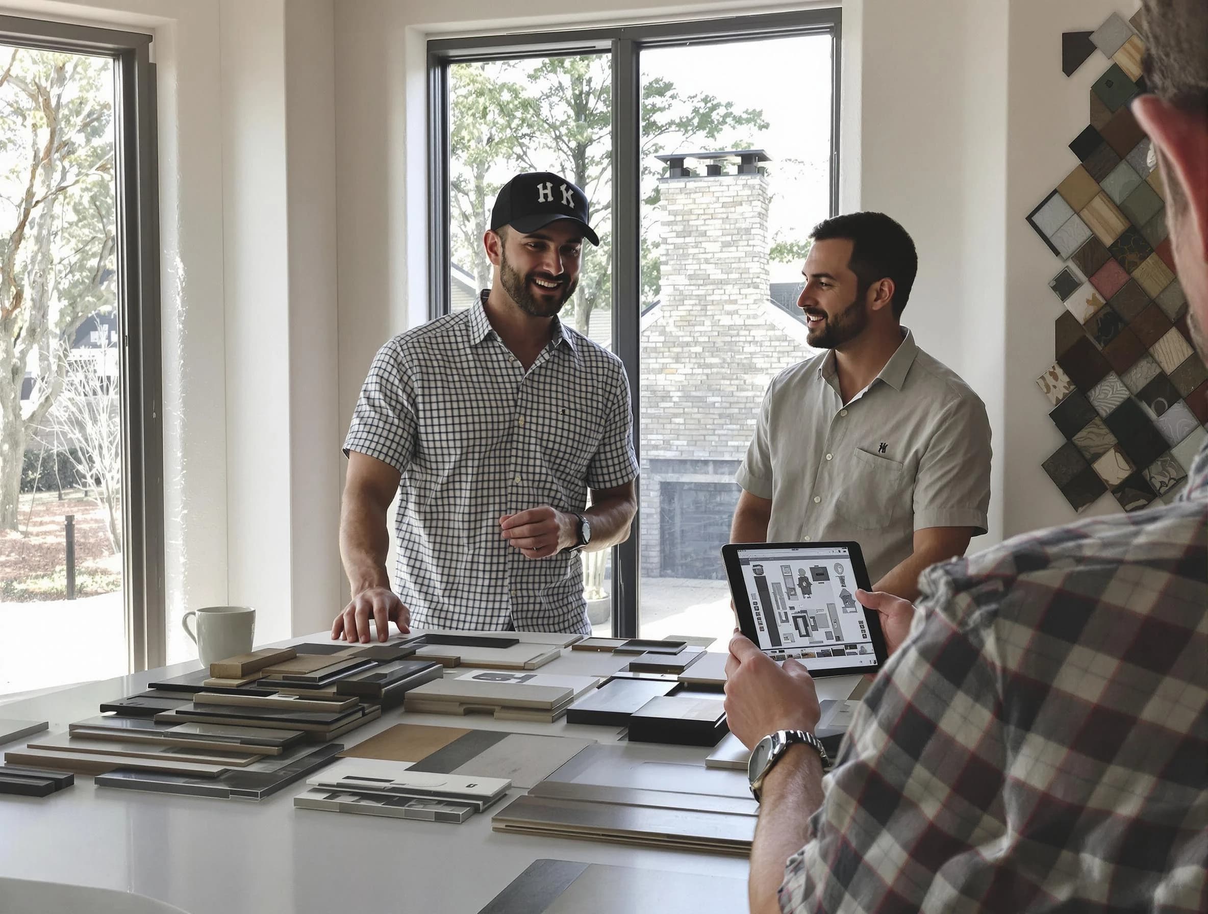 Colonial Heights Chimney Sweep remodeling a chimney and fireplace in Colonial Heights, VA