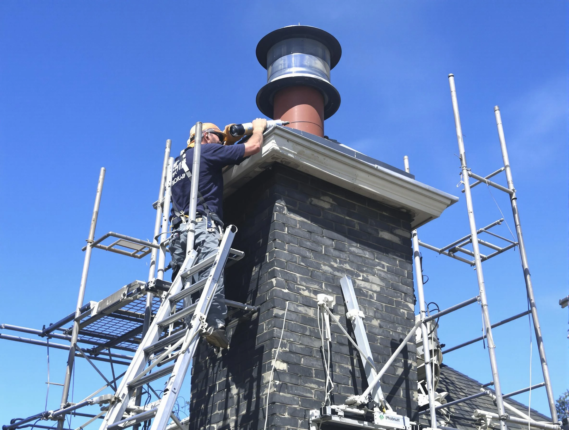 Sturdy chimney crown finished by Colonial Heights Chimney Sweep in Colonial Heights, VA