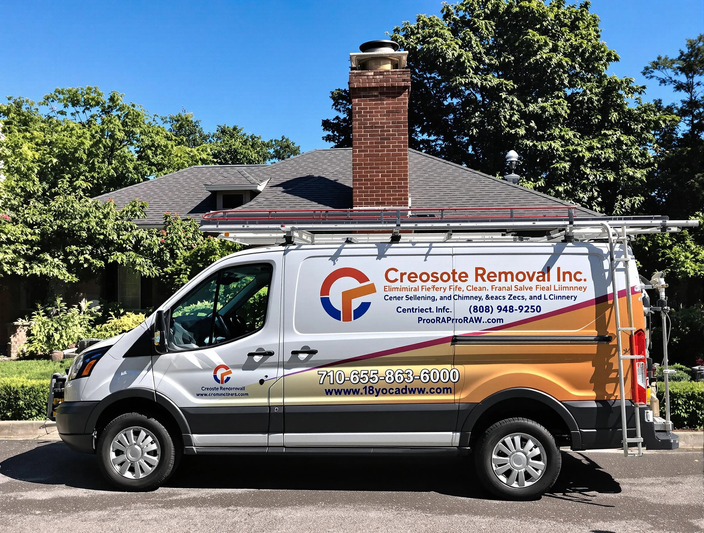 Colonial Heights Chimney Sweep technician removing creosote safely in Colonial Heights, VA
